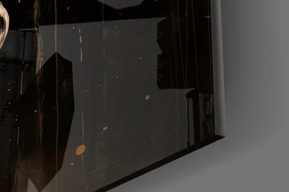 Gold Horse Glass Wall Art