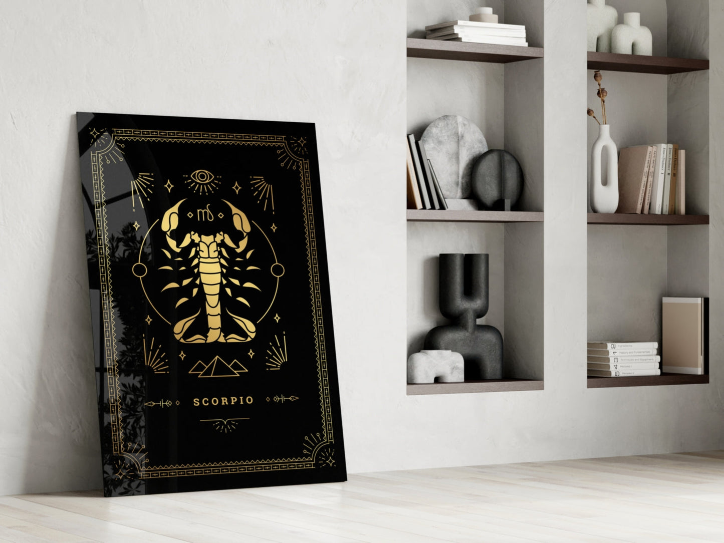 Cancer Zodiac Glass Wall Art
