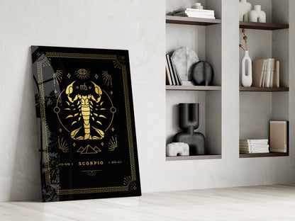 Cancer Zodiac Glass Wall Art