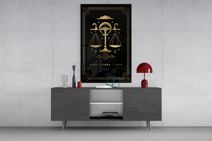 Libra Glass Wall Art