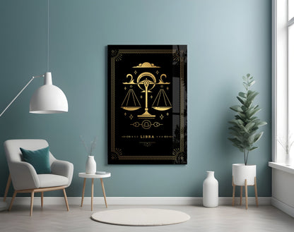 Libra Glass Wall Art