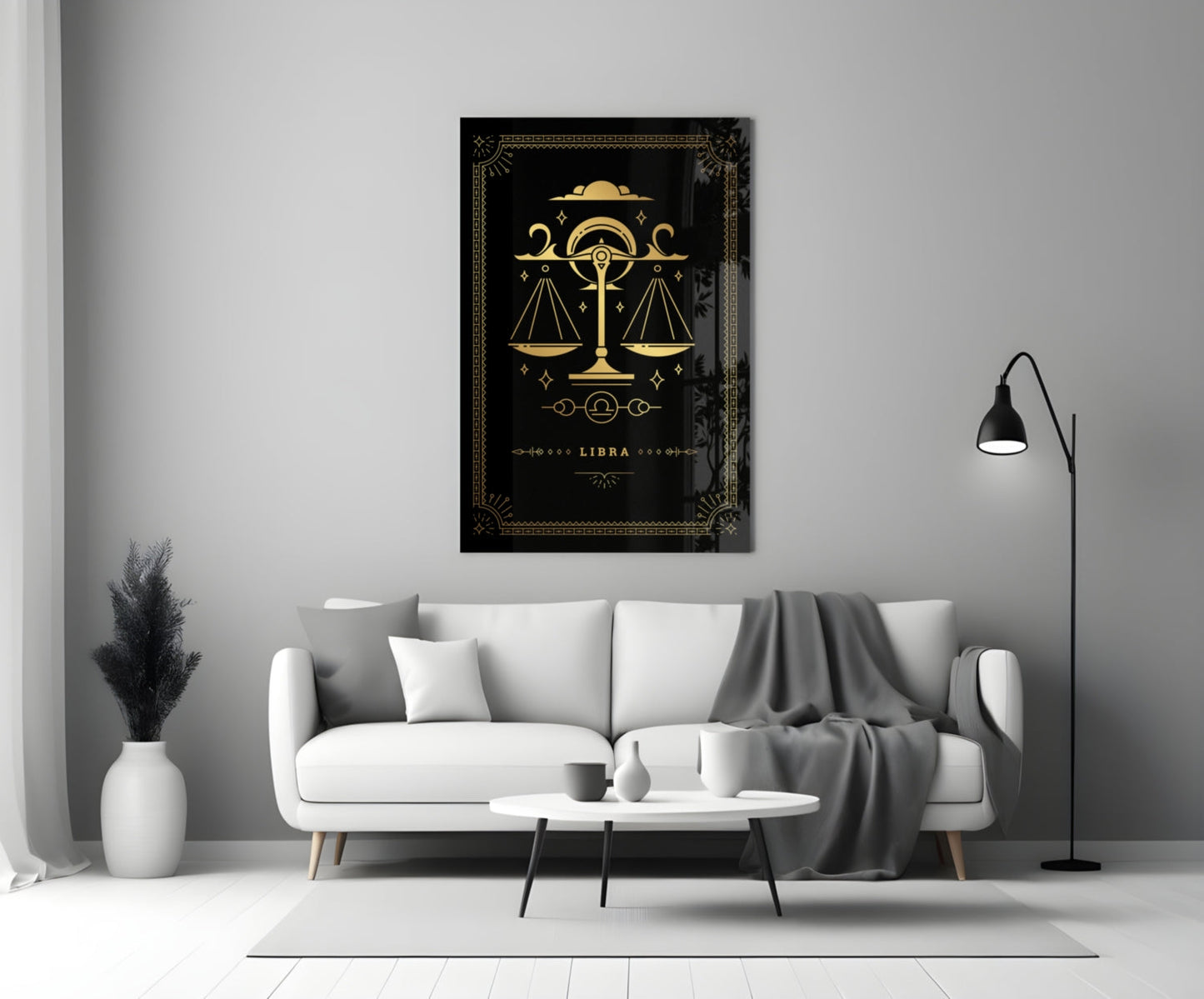 Libra Glass Wall Art