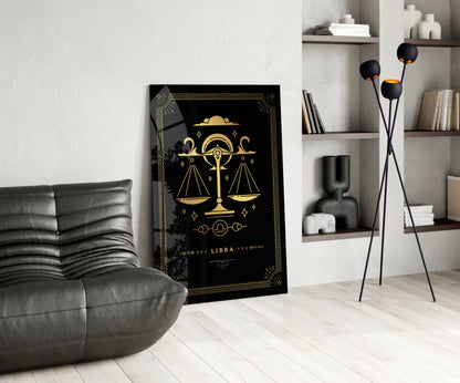 Libra Glass Wall Art