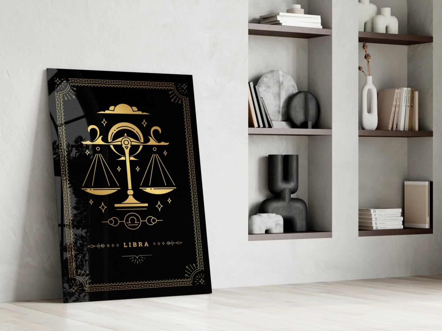 Libra Glass Wall Art