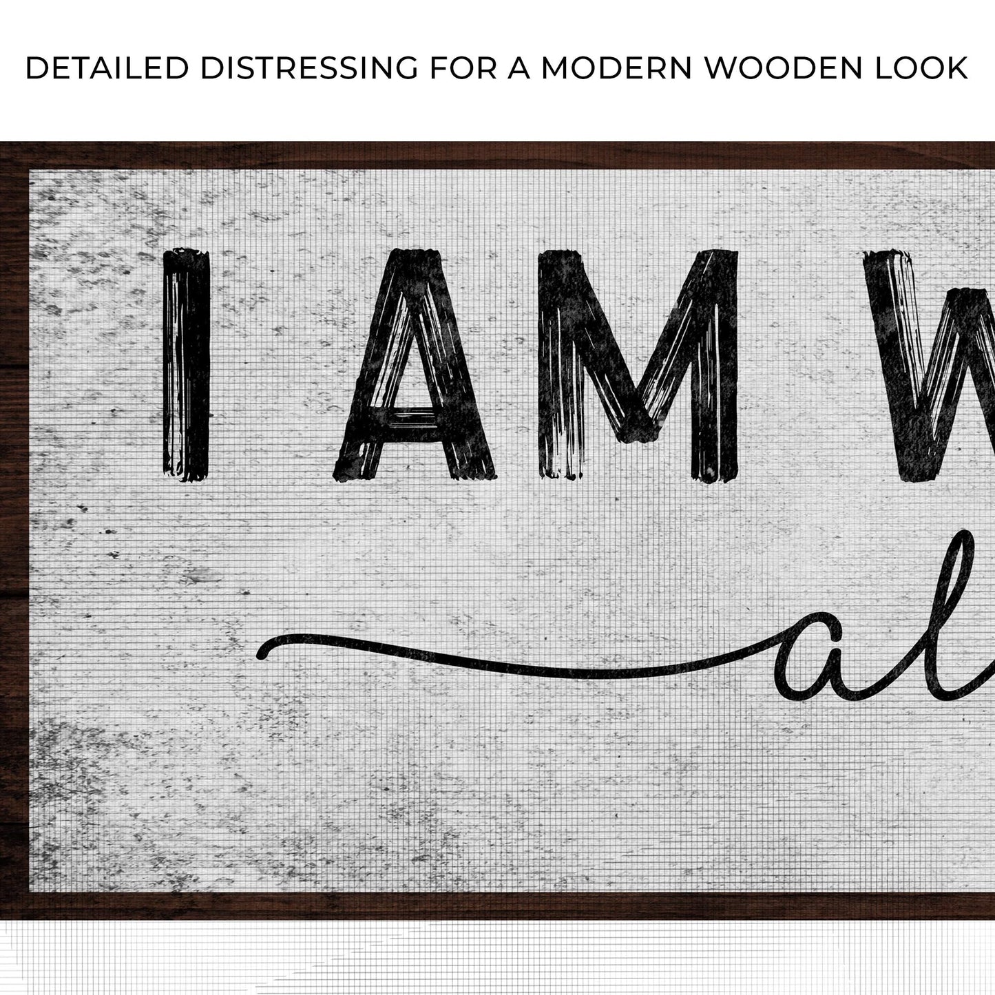 Matthew 28:20 I Am With You Always Scripture Canvas Art