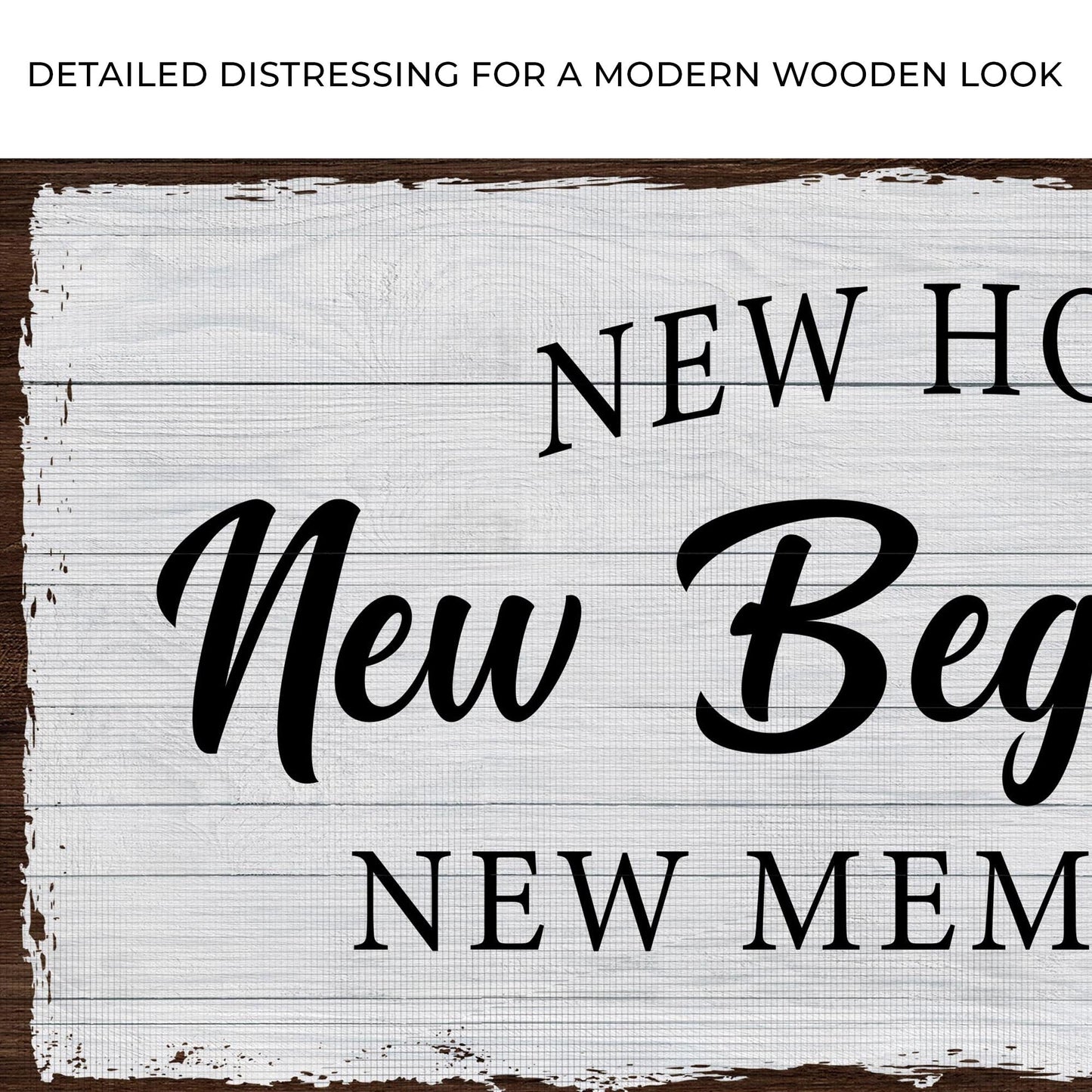 New Home Personalized Canvas Sign
