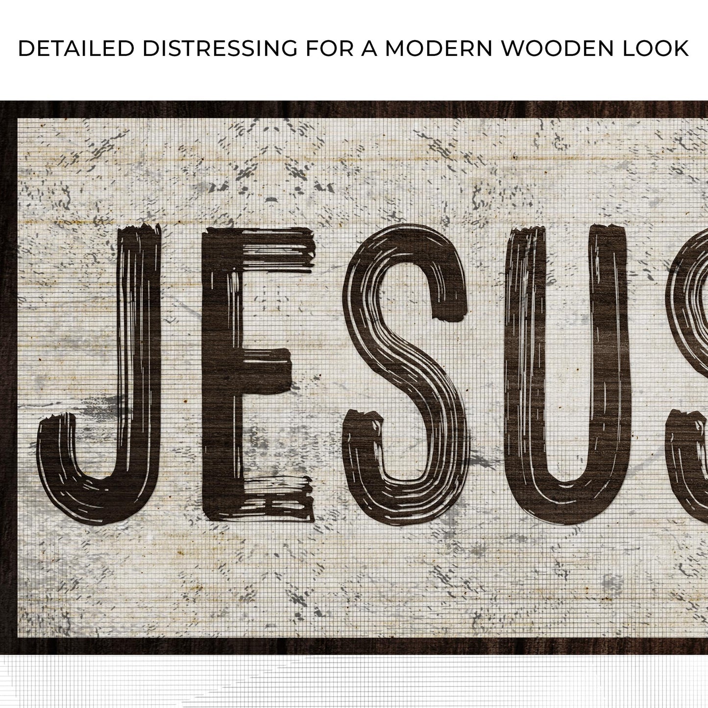 Jesus Saves Christian Faith Canvas Wall Art