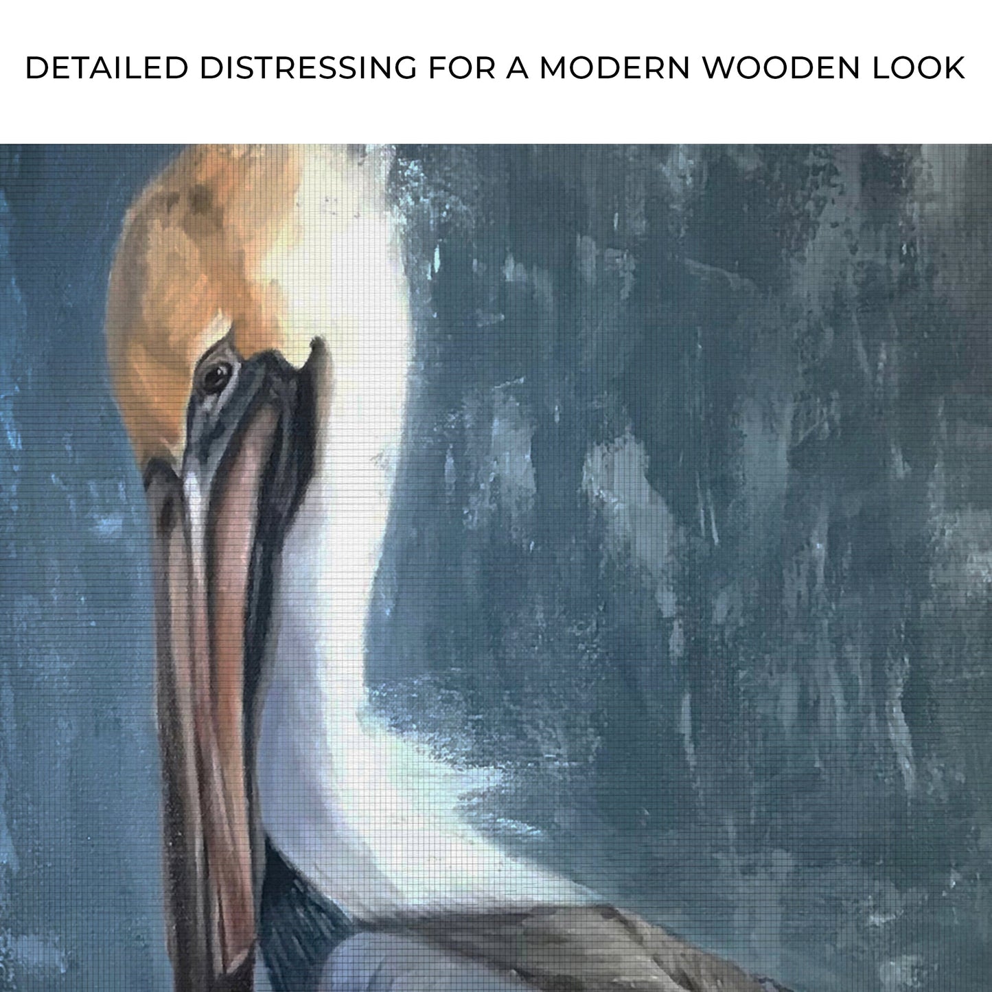 Pelican Painting The Fish Catcher Canvas Wall Art